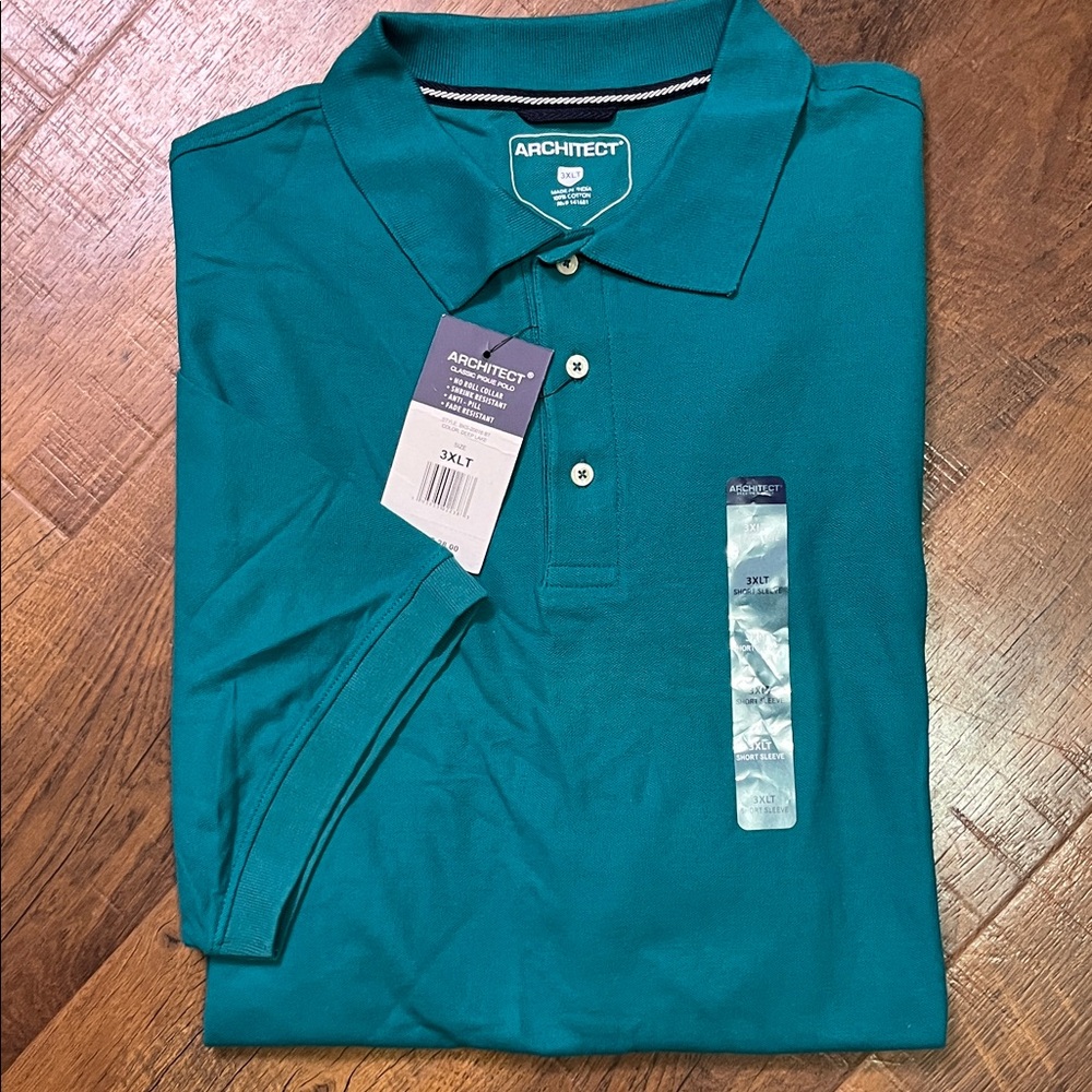 Architect Men's Dark Teal Polo Shirt